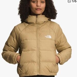 Northface hydrenalite down hoodie beige XS